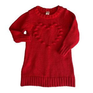 ❤️ Old Navy Heart Sweater Dress Size 12-18 Months